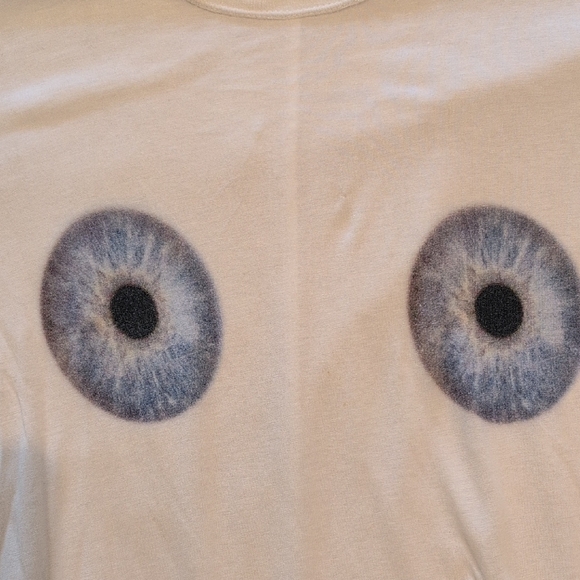 Dr. Martens Agnes Deyn White T-Shirt with Eye Design - Picture 3 of 4